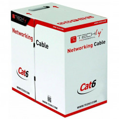 UTP Category 6 Rigid Network Cable Techly Grey 305 m