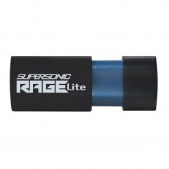 USB-mälupulk Patriot Memory Supersonic Rage Lite must must/sinine 32 GB