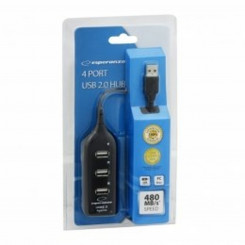 USB Hub Esperanza EA116 Black