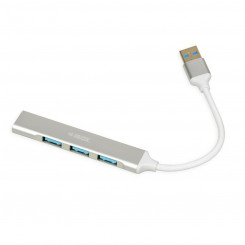 USB-концентратор Ibox IUH3FAS USB x 4, белый
