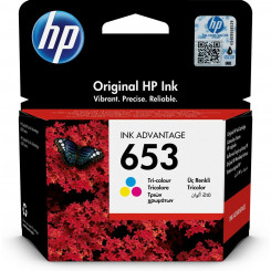 Original Ink Cartridge HP 653 Cyan/Magenta/Yellow