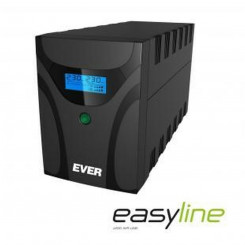 Katkematu toitesüsteem Interaktiivne UPS Ever EASYLINE 1200 AVR USB 600 W
