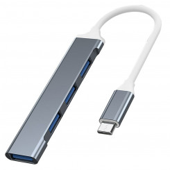 USB Hub Vakoss TC-4125X Silver