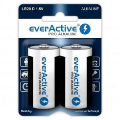 Akud EverActive LR20 1,5 V (2 ühikut)