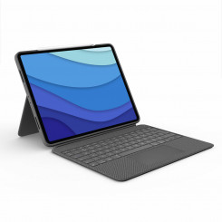 Keyboard Logitech Combo Touch for iPad Pro 12.9-inch (5th generation) AZERTY Grey French