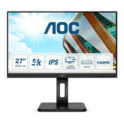 Monitor AOC U27P2 27" 4K Ultra HD IPS LED virvendusvaba