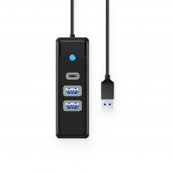 USB-jaotur Orico PWC2U-U3-015-BK-EP Must