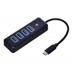 USB-jaotur Orico PW4U-C3-015-BK-EP Must