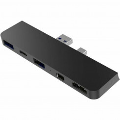 7-pordiline USB-jaotur Hyper HD28C-SILVER