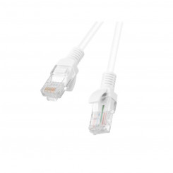 UTP Category 6 Rigid Network Cable Lanberg PCU6-10CC-0200-W White