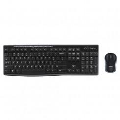 Клавиатура и беспроводная мышь Logitech MK270 QWERTY, английский