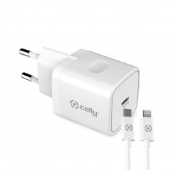 Portable charger Celly TC1C20WLIGHTWH White