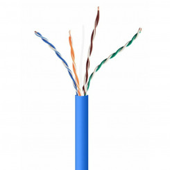 Жесткий сетевой кабель FTP категории 5e GEMBIRD UPC-5004E-SOL-B, синий, 305 м