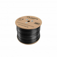 Жесткий сетевой кабель UTP категории 5e Lanberg LCU5-21CU-0305-BK, 305 м, черный