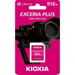 Micro SD mälukaart adapteriga Kioxia PLUS UHS-I C10 R98 512 GB