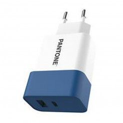 Wall Charger Pantone PT-PDAC02N Blue White 15 W