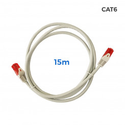 Жесткий сетевой кабель UTP категории 6 EDM, серый, 15 м