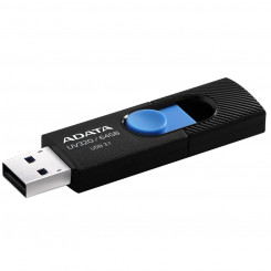 USB-mälupulk Adata UV320 must/sinine 64 GB