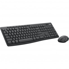 Клавиатура и мышь Logitech MK370 Grey Graphite, испанская Qwerty