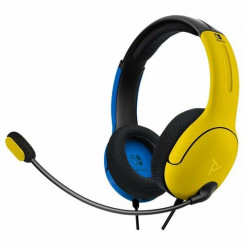 Headphones with Microphone PDP 500-162-YLBL-NA Yellow Blue Black