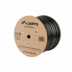 Жесткий сетевой кабель FTP категории 6 Lanberg LCF6-21CU-0305-BK, 305 м, черный