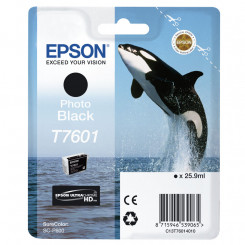 Оригинальный картридж Epson T7601 Черный