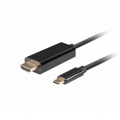USB C-HDMI kaabel Lanberg CA-CMHD-10CU-0030-BK