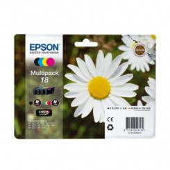 Оригинальный картридж Epson Multipack 18, 4 цвета: желтый, черный, голубой, пурпурный