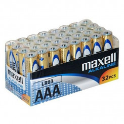 Щелочные батарейки Maxell LR03 AAA 1,5 В (32 шт.)