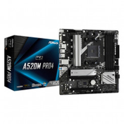 Материнская плата ASRock A520M Pro4 AMD AMD AM4