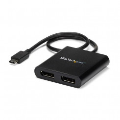 Адаптер USB C — DisplayPort Startech MSTCDP122DP, черный