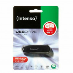USB-накопитель INTENSO 3533490 USB 3.0 64 ГБ Черный 64 ГБ