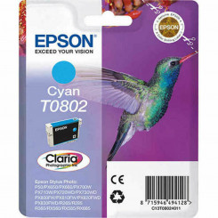 Originaal tindikassett Epson Cartucho T0802 cian Cyan