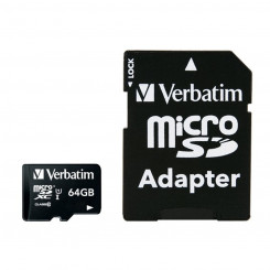 Карта памяти Micro SD с адаптером Verbatim 44084
