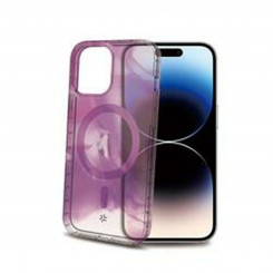 Mobiilikate Celly iPhone 15 Pro Purple Läbipaistev