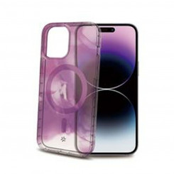 Mobiiliümbris Celly iPhone 15 Pro Max Purple Transparent