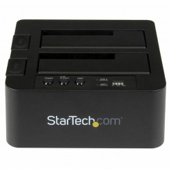 Адаптер жесткого диска Startech SDOCK2U313R 10 Гбит/с Черный
