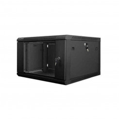 Настенный стеллажный шкаф Lanberg WF01-6606-10B