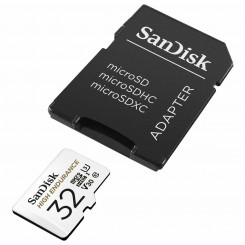 Micro SD Memory Card with Adaptor SanDisk High Endurance 32 GB