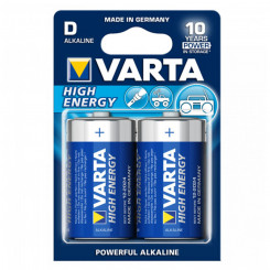 батарейка Varta LR20 D 1,5 V 16500 mAh High Energy (2 pcs) Синий