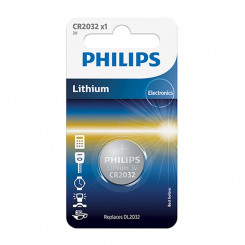 Liitium-nupppatarei Philips CR2032/01B 210 mAh 3 V