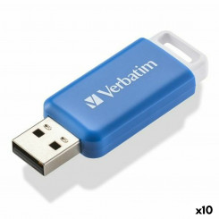 USB-mälupulk Verbatim V DataBar Sinine Must 64 GB