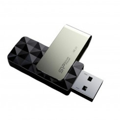USB-mälupulk Silicon Power Blaze B30 must must/hõbe 256 GB