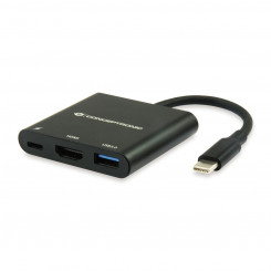 USB Hub Conceptronic DONN01B Black
