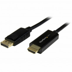 DisplayPort-HDMI Kaabel Startech DP2HDMM2MB           (2 m) Must