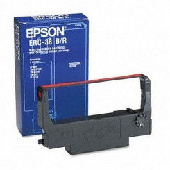 Оригинальная лента для матричного принтера Epson ERC-38BR Чёрный Красный