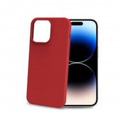 Mobile cover iPhone 15 Pro Celly CROMO1054RD Red