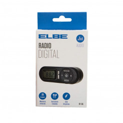 Kaasaskantav Digitaalne Raadio ELBE RF96 Must FM Mini