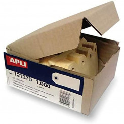 Stickers/Labels Apli 1000 Pieces, parts With washer Cream 80 x 38 mm