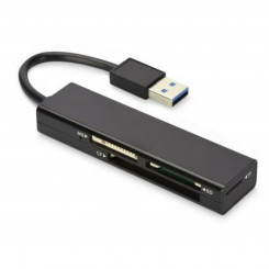 Внешний картридер Ednet USB 3.0 MCR Black